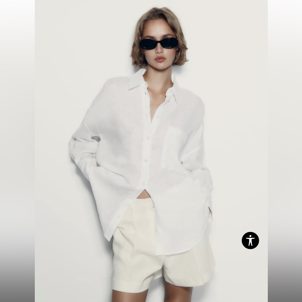 Linen Shirt from Zara (oversized)